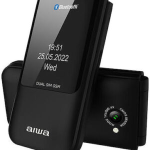 Aiwa FP-24 MKII Dual SIM Κινητό με Κουμπιά Black
