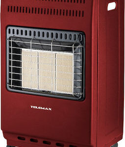 Telemax RS42 Σόμπα Υγραερίου 4200W Κόκκινη 38.5x37x73.5cm