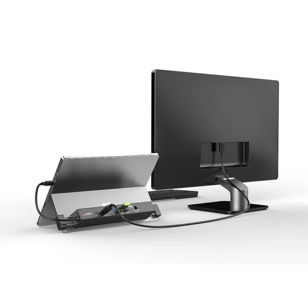 Lindy USB-C Docking Station με HDMI 4K PD Ethernet Μαύρο (43319) - Image 3