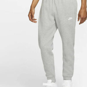 Nike Sportswear Παντελόνι Φόρμας με Λάστιχο Fleece Γκρι
