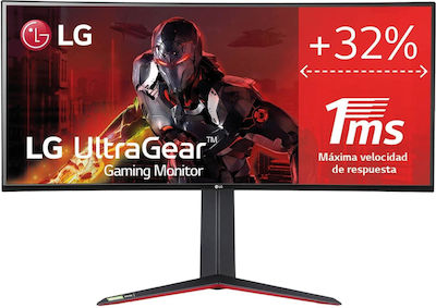 LG 34GN850P-B IPS HDR Curved Gaming Monitor 34" 3440x1400 144Hz με Χρόνο Απόκρισης 1ms GTG