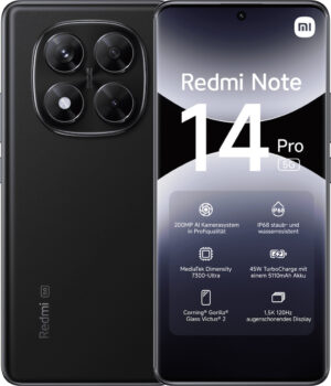 Xiaomi Redmi Note 14 Pro 5G Dual SIM (8/256GB) Midnight Black