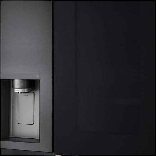 LG Ψυγείο Ντουλάπα 635lt Total NoFrost Υ179xΠ91.3xΒ73.5εκ. Μαύρο GSXV90MCDE