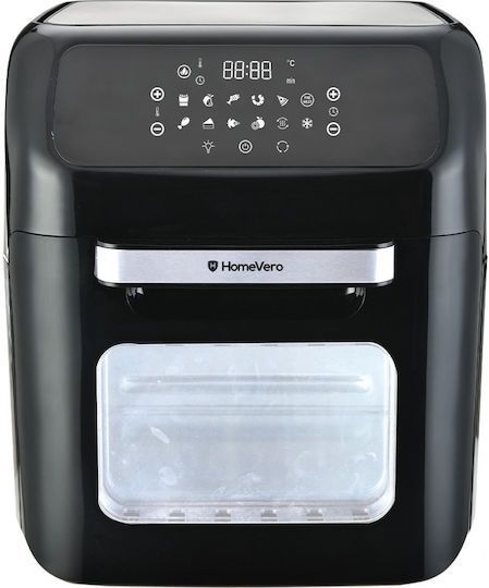 xlarge_20221221122419_homevero_hv_af12xl_polymageiras_1800w_me_choritikotita_12lt_mayros HomeVero Air Fryer 12lt Μαύρο HV-AF12XL