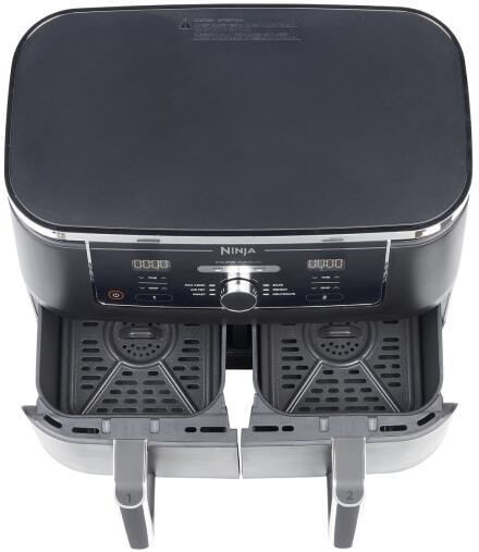 Ninja Foodi Max Dual Zone Air Fryer με Διπλό Αποσπώμενο Κάδο 9.5lt Μαύρο
