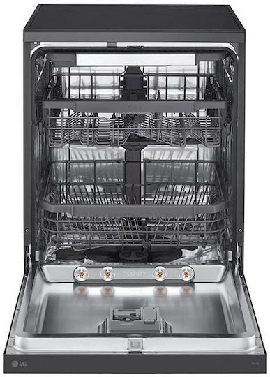 LG Ελεύθερο Πλυντήριο Πιάτων με Wi-Fi για 14 Σερβίτσια QuadWash Π60xY85εκ. Μαύρο