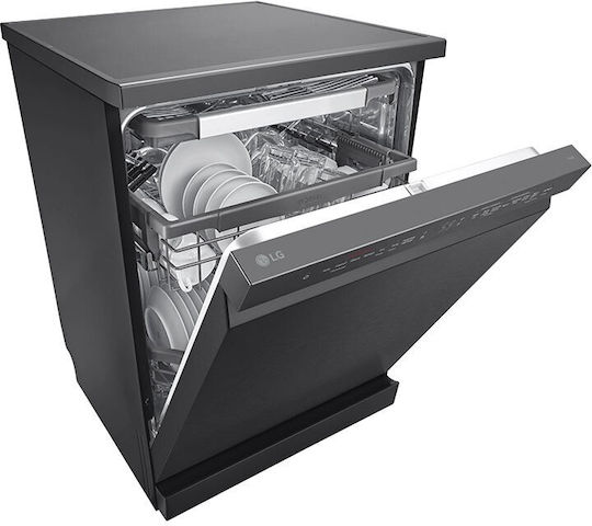 LG Ελεύθερο Πλυντήριο Πιάτων με Wi-Fi για 14 Σερβίτσια QuadWash Π60xY85εκ. Μαύρο