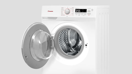 Inventor Πλυντήριο Ρούχων 7kg με Τεχνολογία Ατμού 1200 Στροφών BLDC Inverter Motor GX0712A