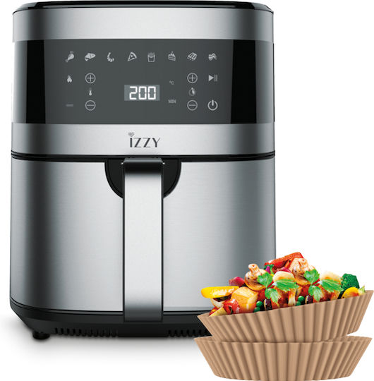 Izzy Air Fryer 7lt Ασημί IZ-8207